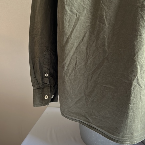 Green Button Down Shirt XL - Picture 4 of 8